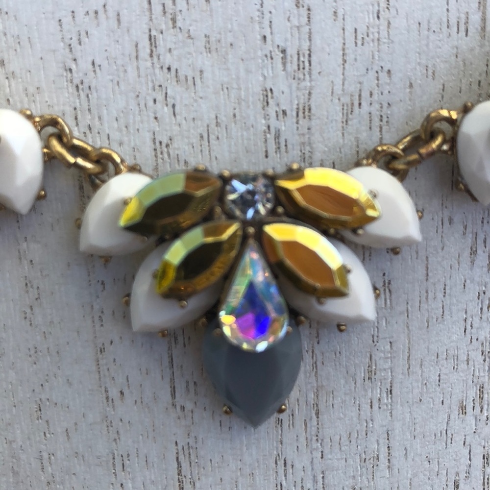 J Crew Statement Rhinestone Neclace - Picture 2 of 6